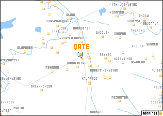 map of Qāţe‘