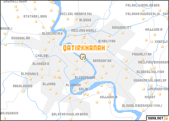 map of Qāţirkhānah
