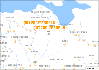 map of Qaţrānī-ye Soflá