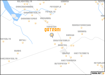 map of Qaţrānī