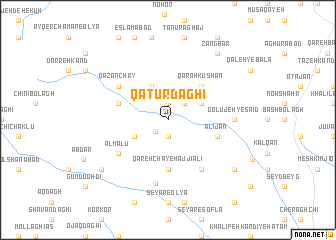 map of Qaţūr Dāghī