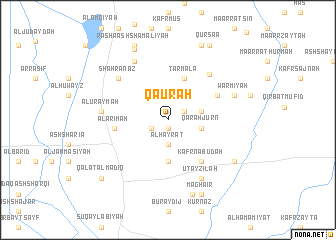 map of Qa‘ūrah