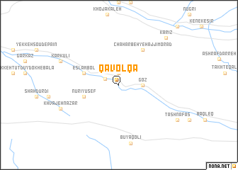 map of Qāvolqā