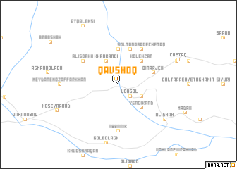 map of Qāvshoq