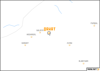 map of Qāwāt