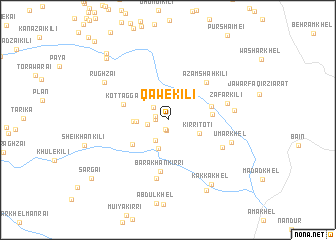 map of Qawe Kili