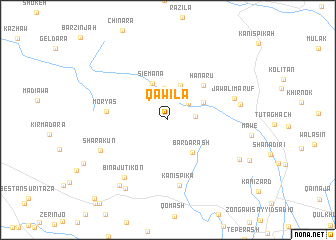 map of Qawīla