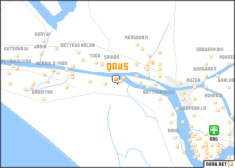 map of Qaws