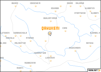 map of Qawukeni