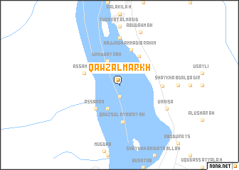 map of Qawz al Markh