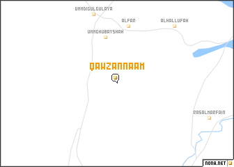 map of Qawz an Na‘ām