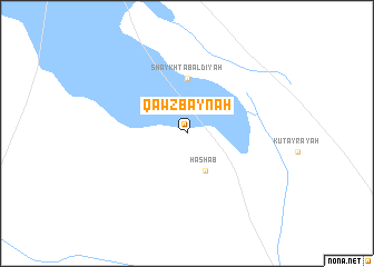 map of Qawz Baynah