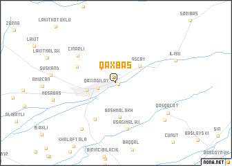 map of Qaxbaş