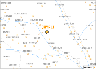 map of Qayalı