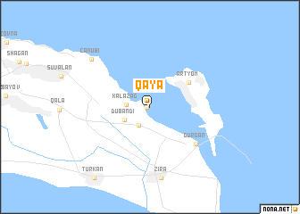 map of Qaya