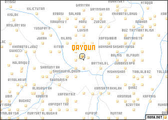 map of Qayqūn