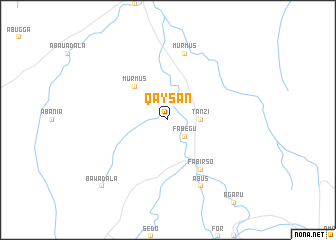 map of Qaysān