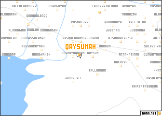 map of Qayşūmah