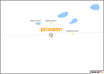 map of Qazanbasy