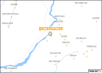 map of Qazanguzar