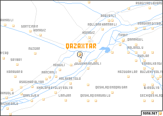 map of Qazaxtar