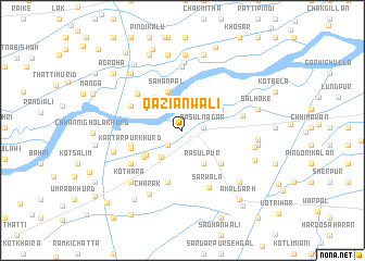 map of Qāziānwāli