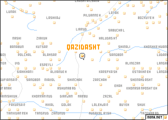 map of Qāẕī Dasht