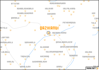 map of Qāẕī Kandī