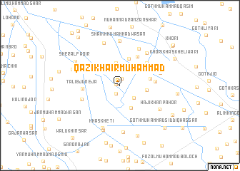 map of Qāzi Khair Muhammad