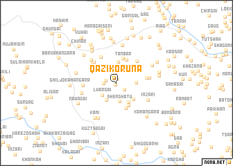 map of Qāzi Koruna