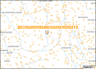 map of Qāzi Muhammad Bakhsh Memon Goth