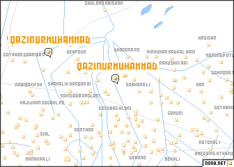 map of Qāzi Nūr Muhammad