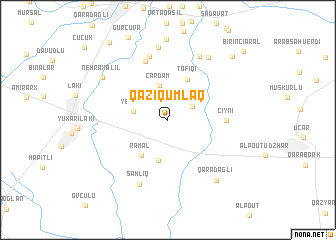 map of Qazıqumlaq