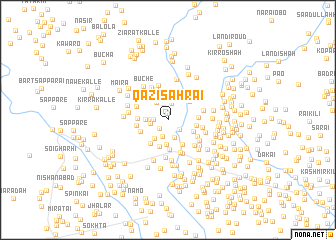 map of Qāzi Sahrai