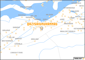 map of Qāzi Said Muhammad