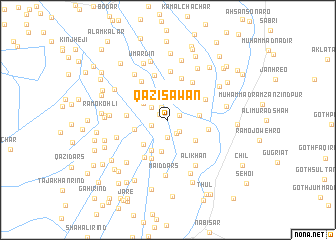 map of Qāzi Sāwan