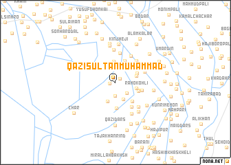 map of Qāzi Sultān Muhammad