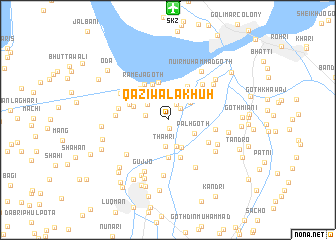 map of Qāziwāla Khūh