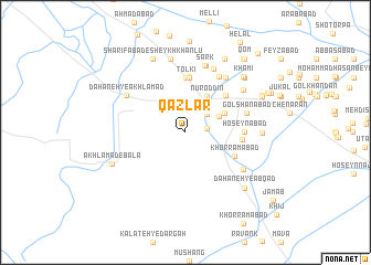 map of Qazlar