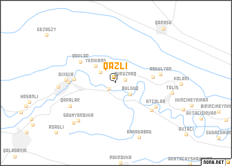 map of Qǝzli