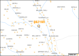 map of Qazyan