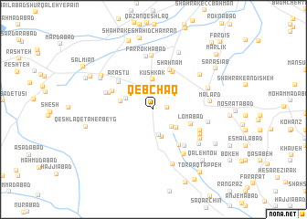 map of Qebchāq