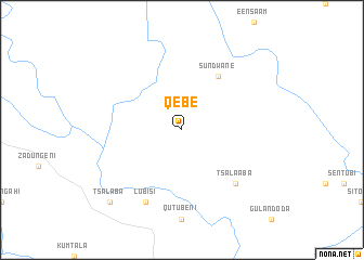 map of Qebe