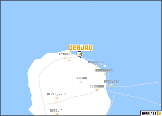 map of Qebjāq