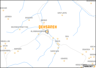 map of Qehsāreh