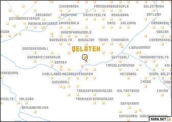 map of Qelāteh