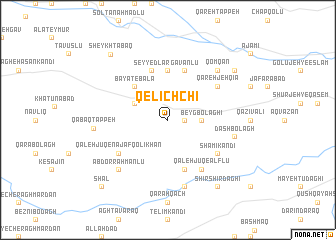 map of Qelīch Chī