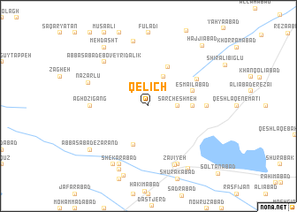 map of Qelīch