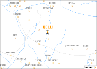 map of Qellī