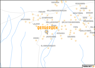 map of Qenderqeh